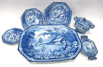 Lot 1028 - A Brameld Pottery Meat Dish, decorated in the '...