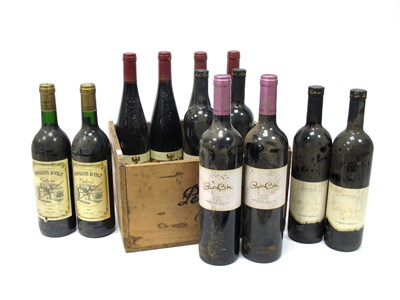 Lot 1423 - Mixed Red Wines - Twelve Bottles of red wine...