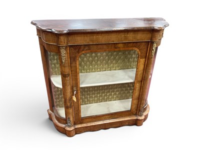 Lot 1455 - A XIX Century Walnut Credenza, with a...