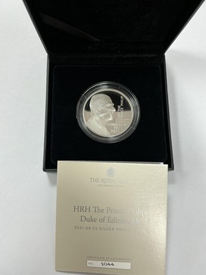 Lot 567 - 2021 UK Royal Mint HRH Prince Philip Silver...