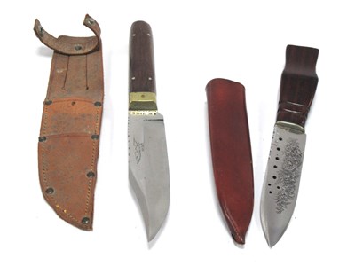 Lot 1324 - A F.W. James, Sheffield Bowie Knife, workback,...