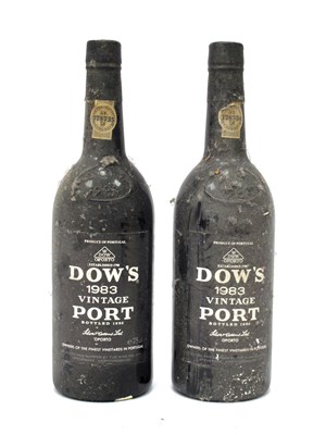 Lot 1395 - Port - Dow's 1983 Vintage Port, bottled in...