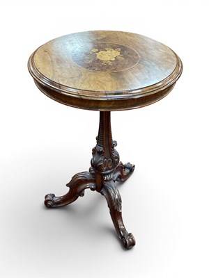 Lot 1492 - A XIX Century Walnut Pedestal Table, with...