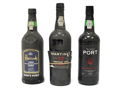 Lot 1405 - Port - Harrods 1992 Late Bottled Vintage Port,...