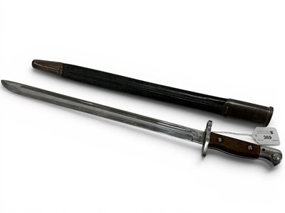 Lot 369 - WWI British Pattern 1907 Bayonet and Scabbard,...