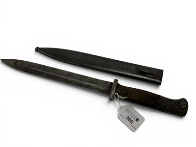 Lot 362 - WWII German K98 Bayonet & Scabbard, both '43...