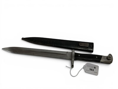 Lot 383 - Austrian Bayonet & Scabbard Possible M1912,...