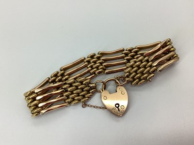Lot 97 - A Decorative Gate Style Bracelet,...