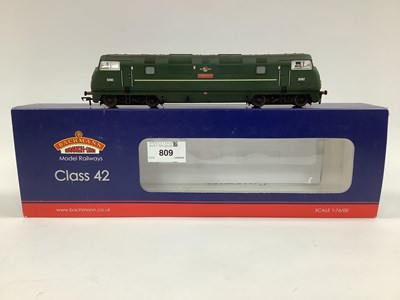 Lot 809 - A Boxed Bachmann 00 Gauge "Warship" Class...