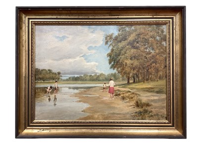 Lot 1178 - English School Early XX Century, a lady and...