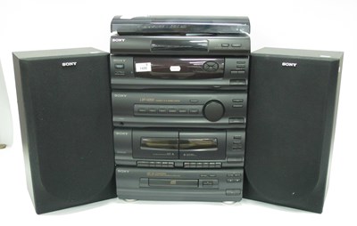 Lot 1420 - Sony Stacking Hi-Fi System with speakers,...