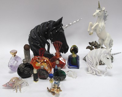 Lot 1224 - Figures and Perfume Bottles, including Border...