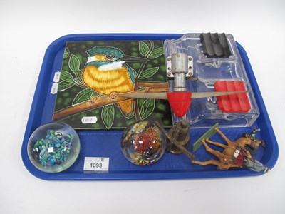 Lot 1393 - Collectables, including Microid balance scales,...