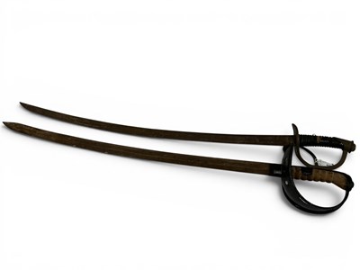 Lot 402 - XIX Century Antique British Cavalry Sabre,...