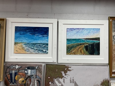 Lot 1458 - Two Acrylic on Board Paintings by Sheffield...