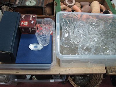 Lot 1097 - Glassware, including large quantity of crystal...