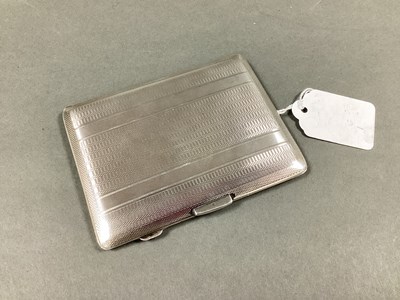 Lot 36 - A Hallmarked Silver Cigarette Case, JR,...