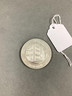 Lot 25 - A Hallmarked Silver Commemorative Medallion /...