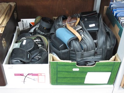 Lot 1435 - Chinon CE-4 SLR camera with Tamron 35-70mm f/3....