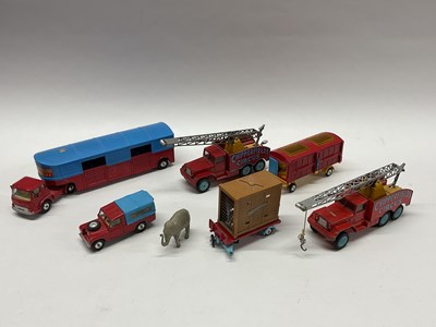 Lot 832 - Six items of original Corgi Chipperfields...