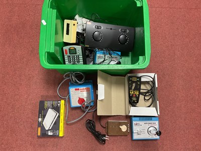 Lot 473 - A Quantity of Model Railway Control Equipment,...