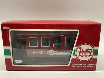 Lot 726 - A L.G.B. G Scale #31075 4 Wheel Coach, type...