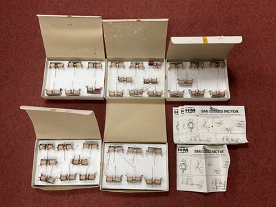 Lot 528 - Thirty Five H&M point motors, boxed with...