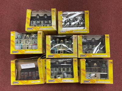 Lot 470 - Eight OO scale Scenix by Pocketbond buildings,...