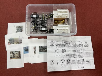 Lot 445 - Two LGB G gauge Garrett locomotive chassis -...