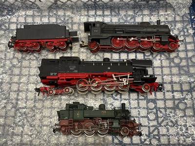 Lot 477 - Three HO scale German steam locomotives: a...