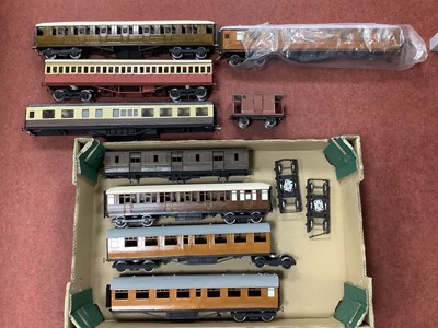 Lot 606 - Eight kit-built 0 gauge British steam era...