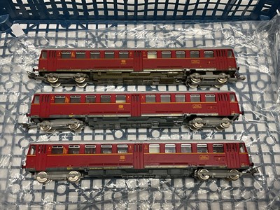 Lot 504 - An HO Scale Lima Three-Car German 815 Class...