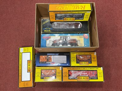 Lot 420 - Eight O Gauge American Outline Rolling Stock...