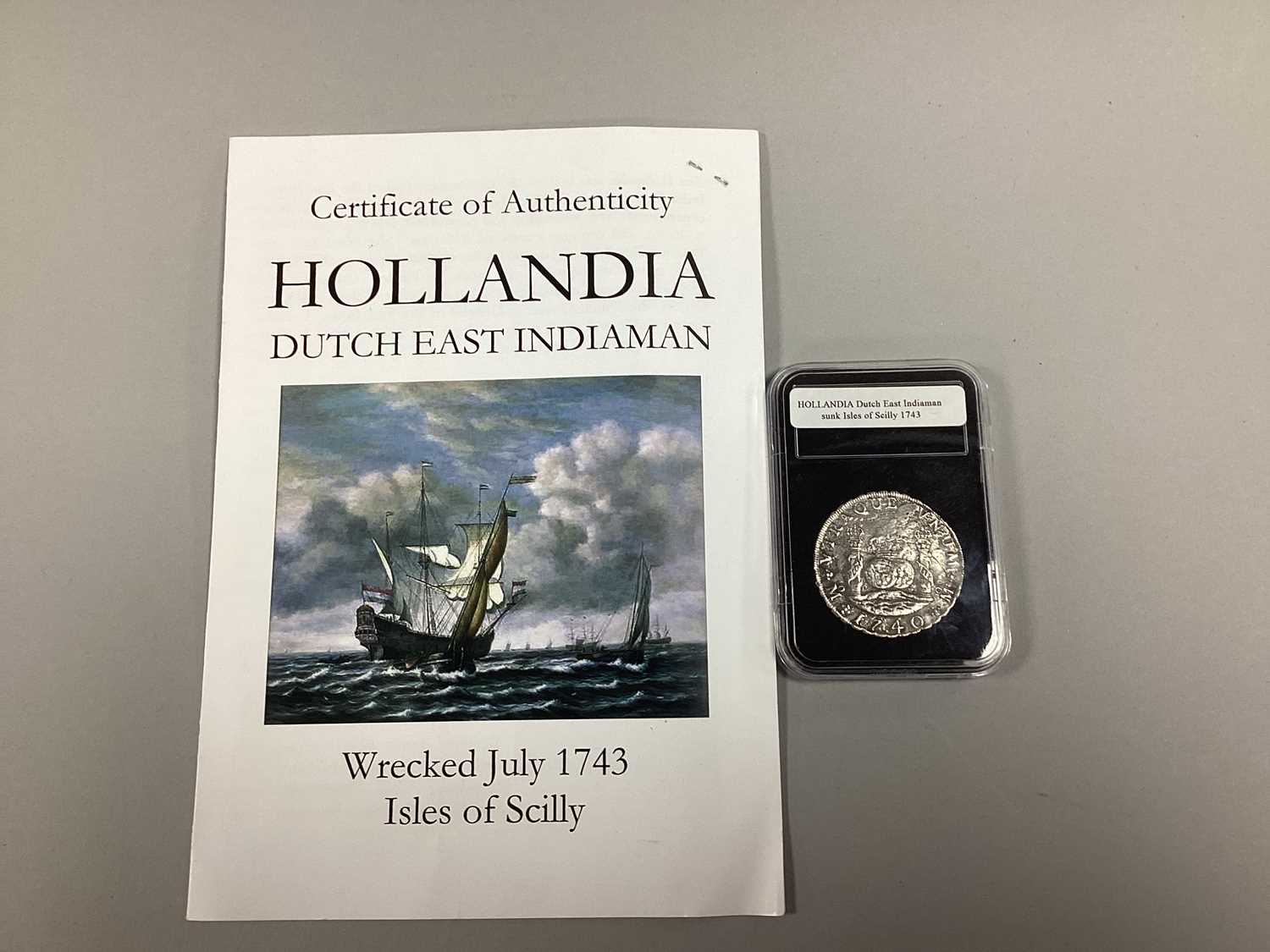 Lot 389 - 1740 8 Reales Silver Coin Recovered From The...