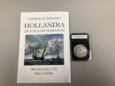 Lot 389 - 1740 8 Reales Silver Coin Recovered From The...