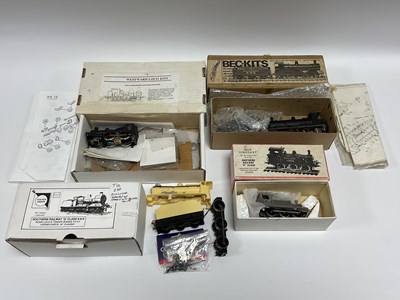 Lot 534 - Four 00 gauge part-built metal locomotive kits...