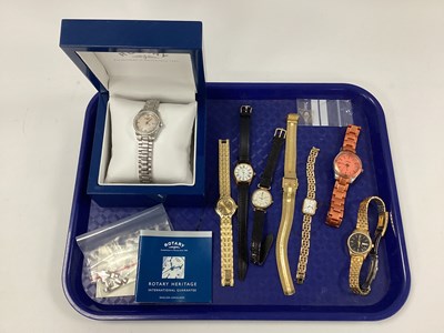 Lot 179 - Rotary; A Boxed 'Havana' Ladies Wristwatch,...