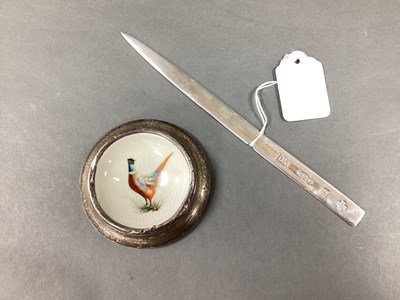 Lot 24 - A Commemorative Feature Hallmarked Silver...