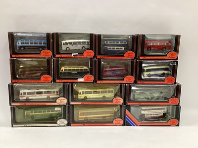 Lot 711 - Fourteen 1:76th scale diecast model buses by...
