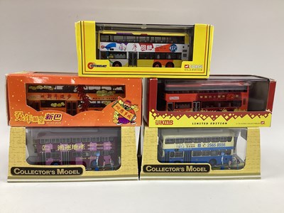 Lot 721 - Five 1:76th scale diecast model China/Hong...
