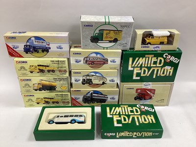 Lot 639 - Twelve Corgi diecast model commercial vehicles...