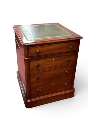 Lot 1471 - Mahogany Filing Cabinet, with a crossbanded...