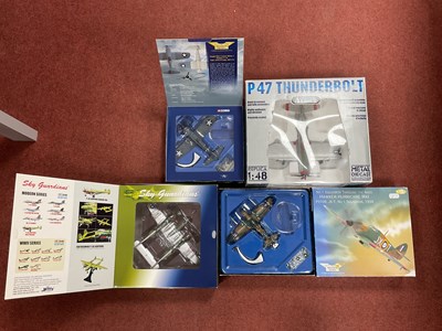 Lot 655 - Four diecast model military aircraft by...