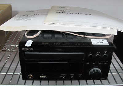 Lot 459 - Denon CD Receiver RCD-M37DAB, with manual....
