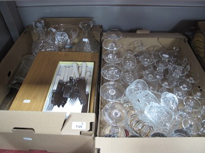 Lot 1125 - Glassware and Cutlery, including a quantity of...