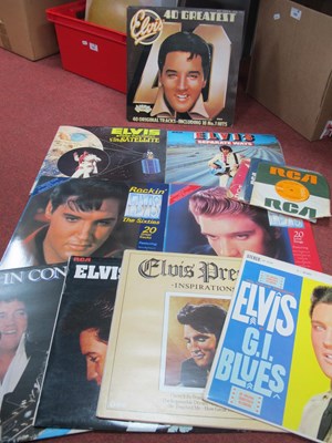 Lot 599 - Collector's Lot of Elvis Presley Vinyl, 10+...