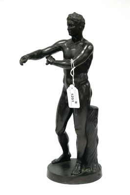 Lot 1251 - A Late XIX Century Grand Tour Patinated Bronze...