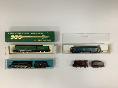 Lot 798 - Four British N gauge locomotives: a boxed...