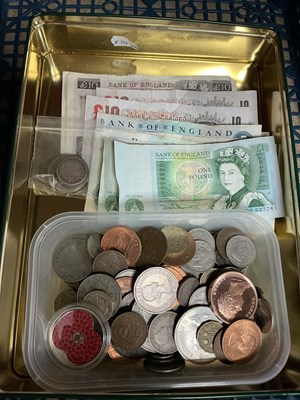 Lot 415 - Collection Of Mainly GB Coins And Banknotes,...