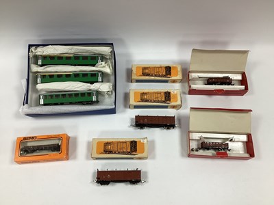 Lot 695 - A collection of HOm (3.5mm scale, 12mm track...